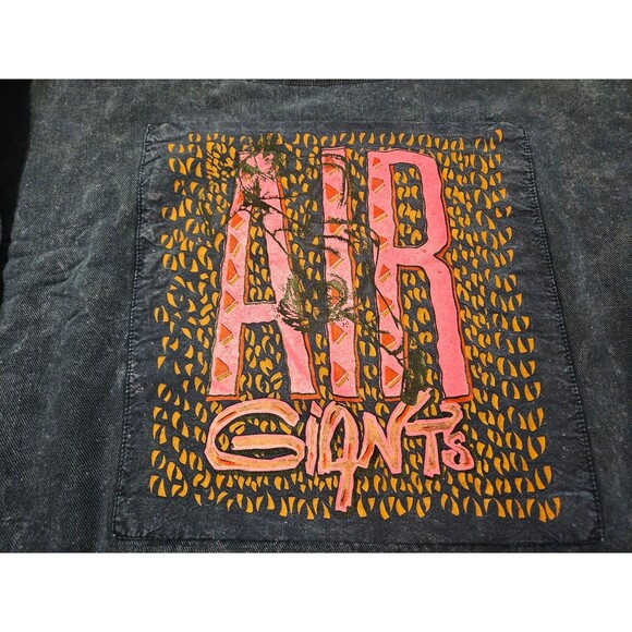Vintage 90s Rare Air Gants Neon Graphic Sweatshirt | Made in Canada | Skate Rad - Picture 7 of 9